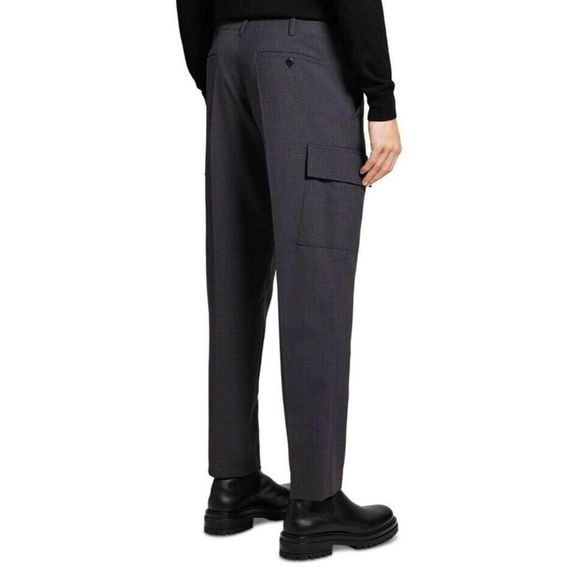 Theory M0871204 Men's Sz 33 Gray Curtis Bonded Wool Twill Cargo Pants $285 - Picture 10 of 10